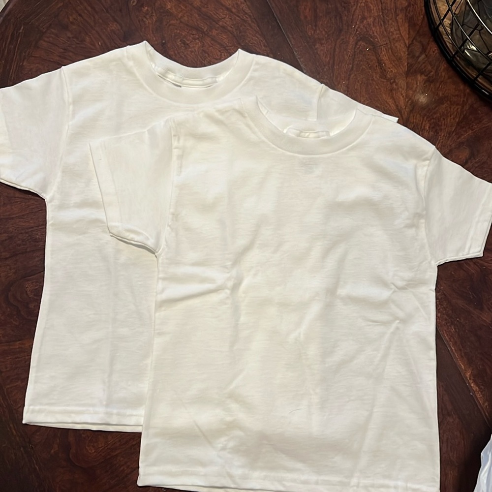 Hanes white T-shirts